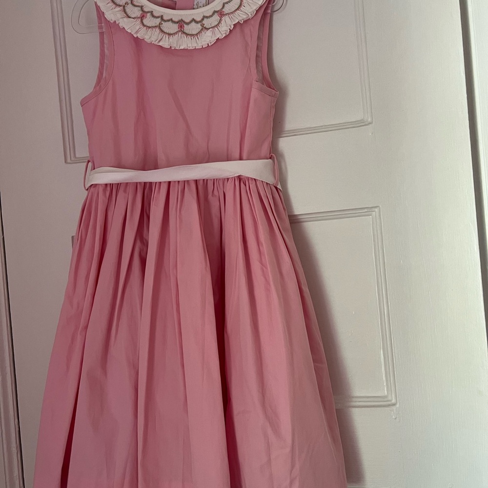 Antoinette Paris Pink Sleeveless Kids Dress